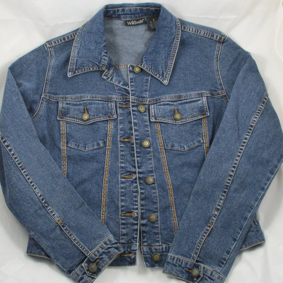 Willi Smith Jeans Jacket - Size Small - Picture 3 of 5
